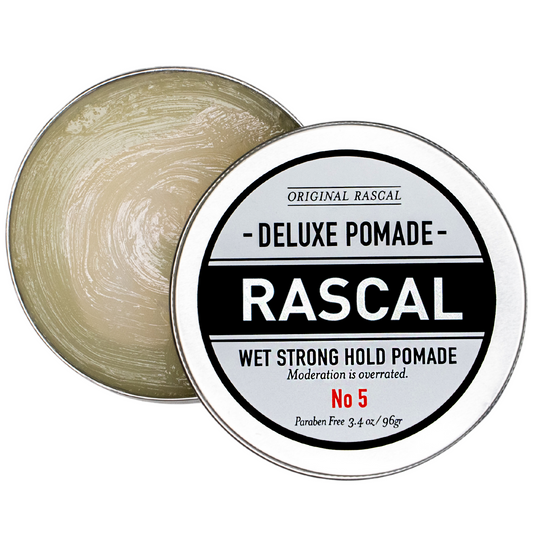 #5 Wet Look, Strong Hold Pomade by Rascal Men's Grooming