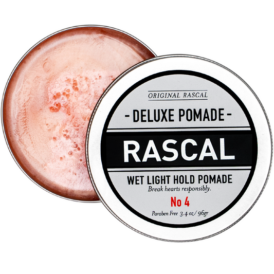 #4 Wet Look, Light Hold Pomade by Rascal Men's Grooming