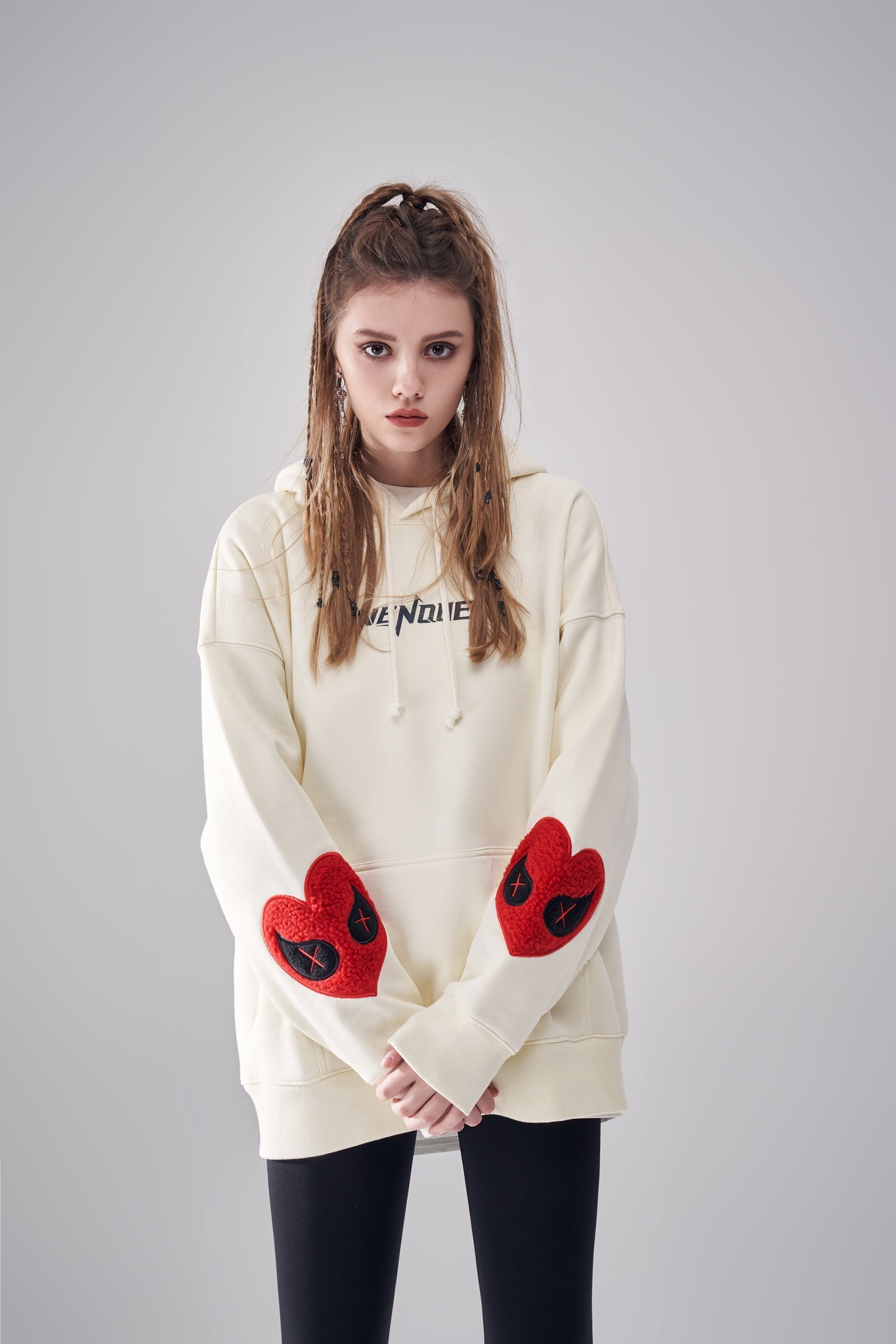 "Amoo Love" Heart Logo Hoodie by Amoo