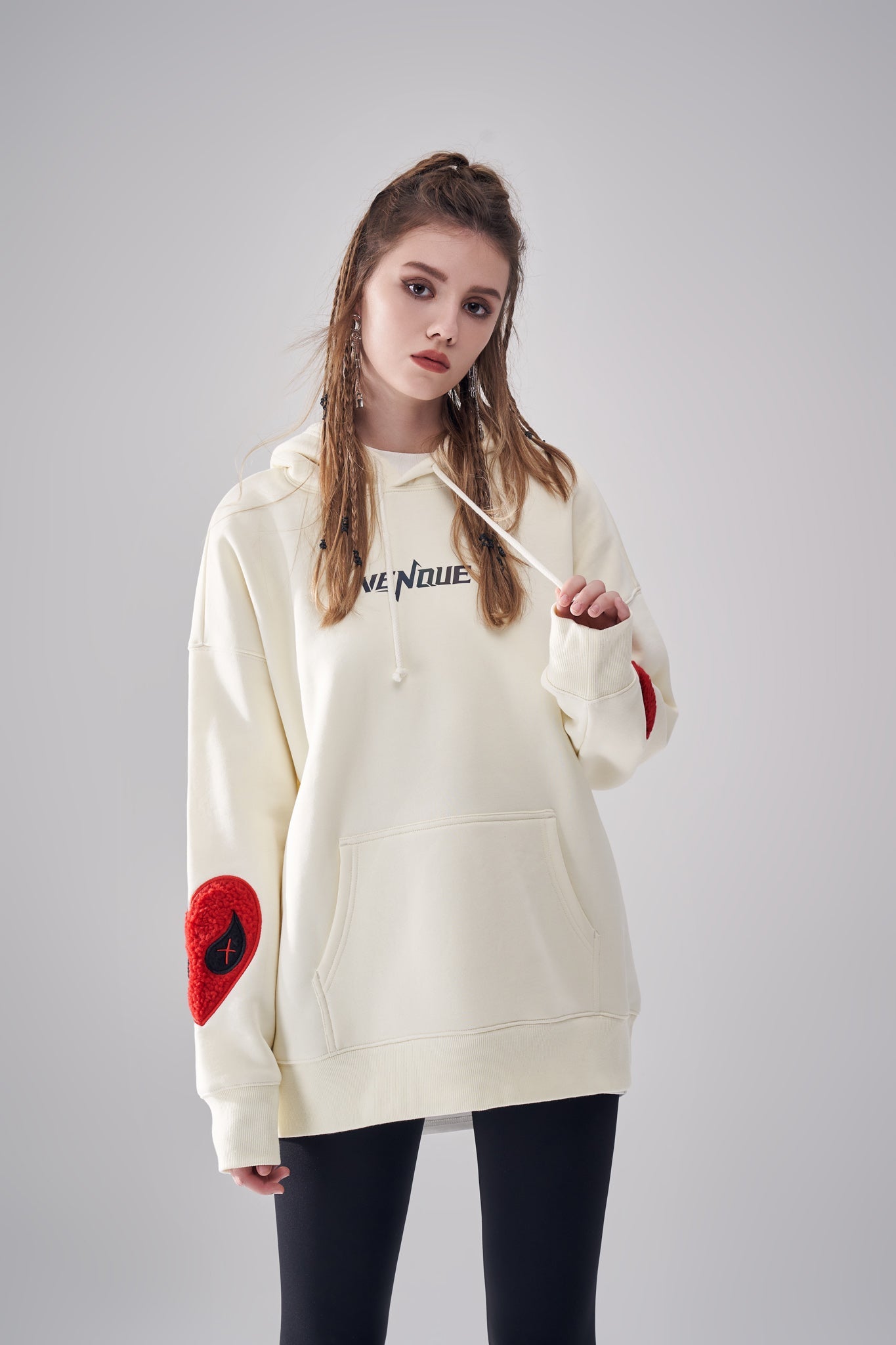 "Amoo Love" Heart Logo Hoodie by Amoo