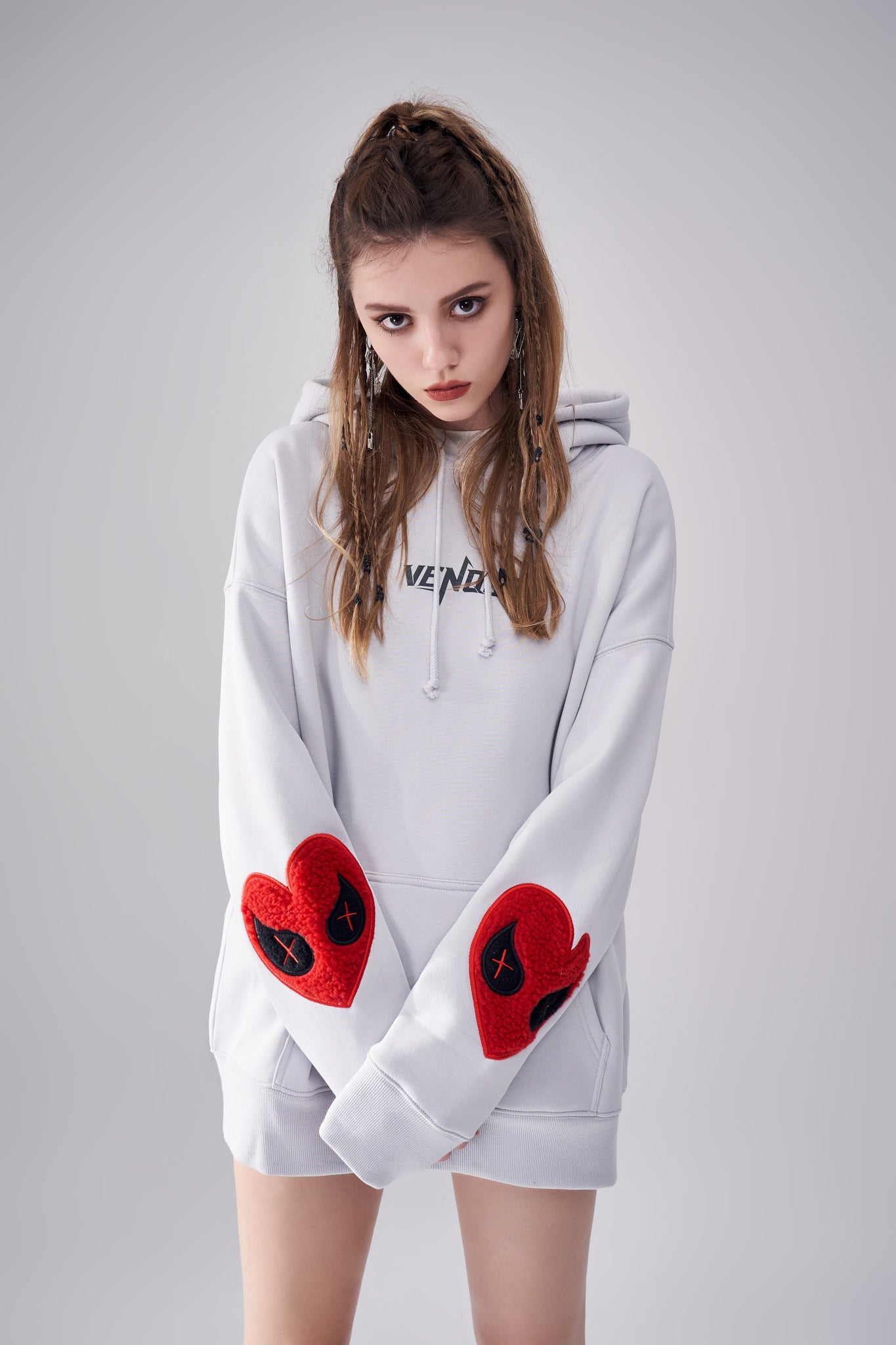 "Amoo Love" Heart Logo Hoodie by Amoo