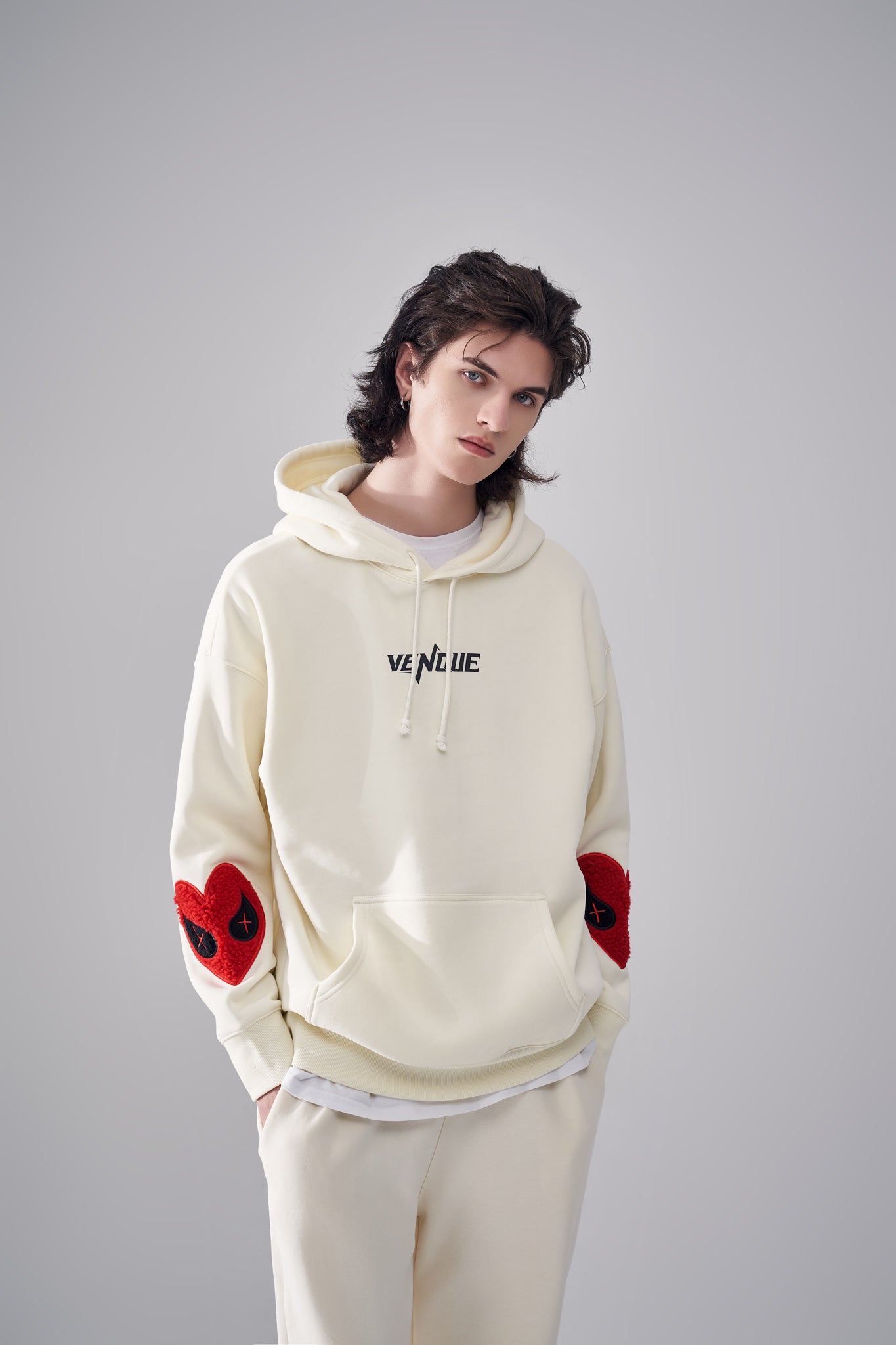 "Amoo Love" Heart Logo Hoodie by Amoo