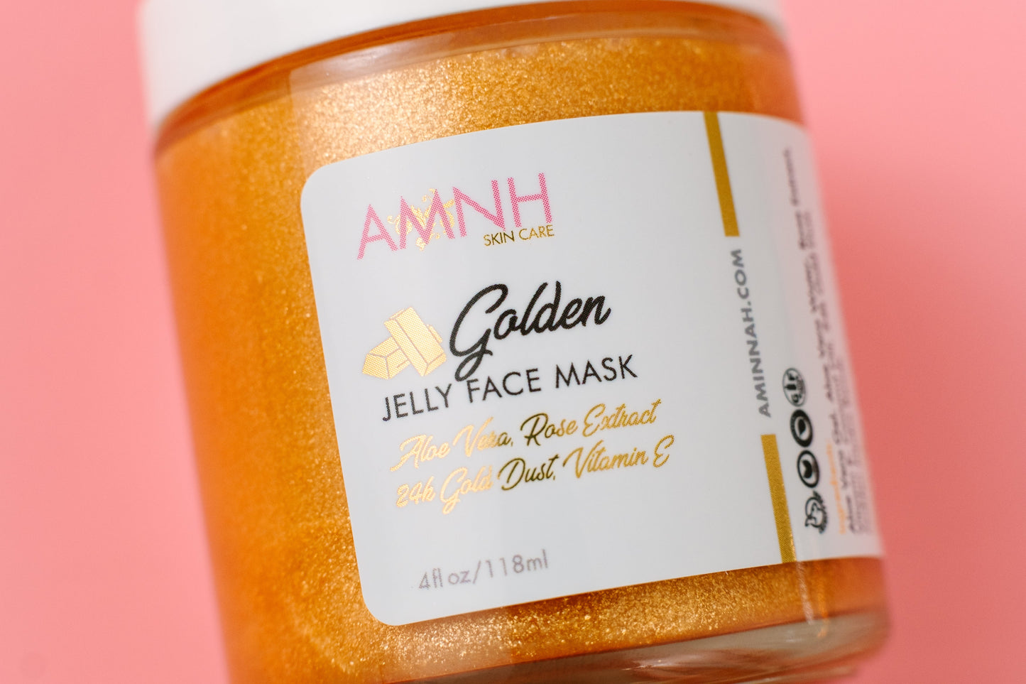 "24k Golden" Jelly Face Mask by AMINNAH