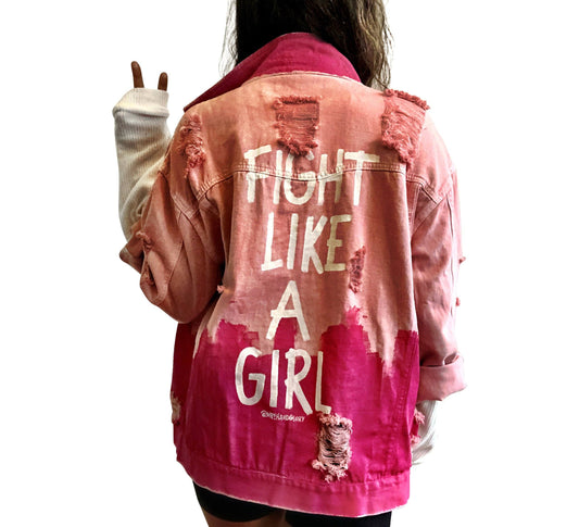 'FOR THE GIRLS' DENIM JACKET by Wren + Glory