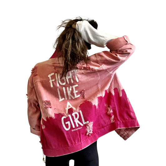 'FOR THE GIRLS' DENIM JACKET by Wren + Glory