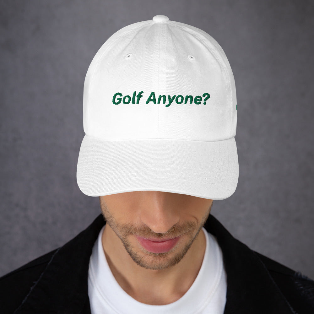 "Golf Anyone?" Dad hat by Queens Country Club